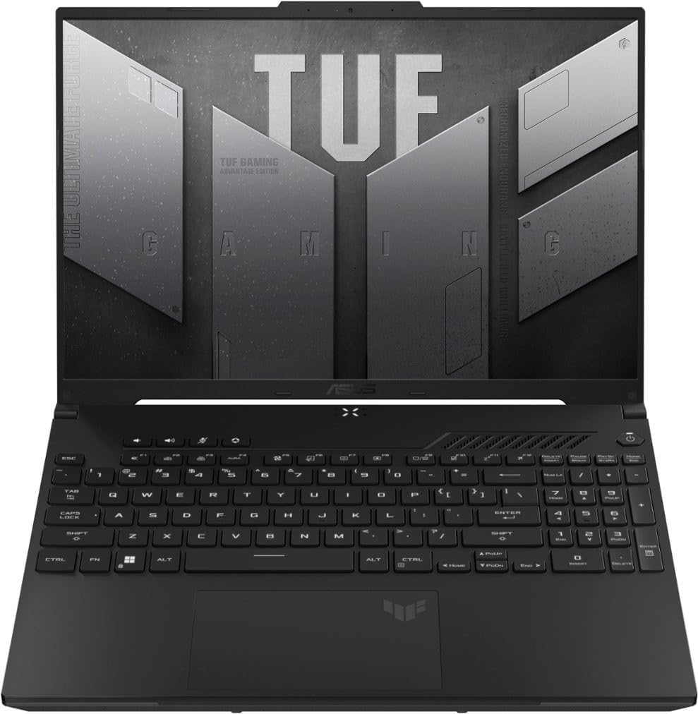 ASUS TUF Gaming A16 Laptop 16" FHD+ 165Hz 7ms 100% sRGB AMD Octa-core Ryzen 7 7735HS 16GB RAM 1TB SSD Radeon RX 7700S 8GB (>RTX4060) Backlit USB-C USB4 Fast Charging Win11 Black w/ICP Accessories