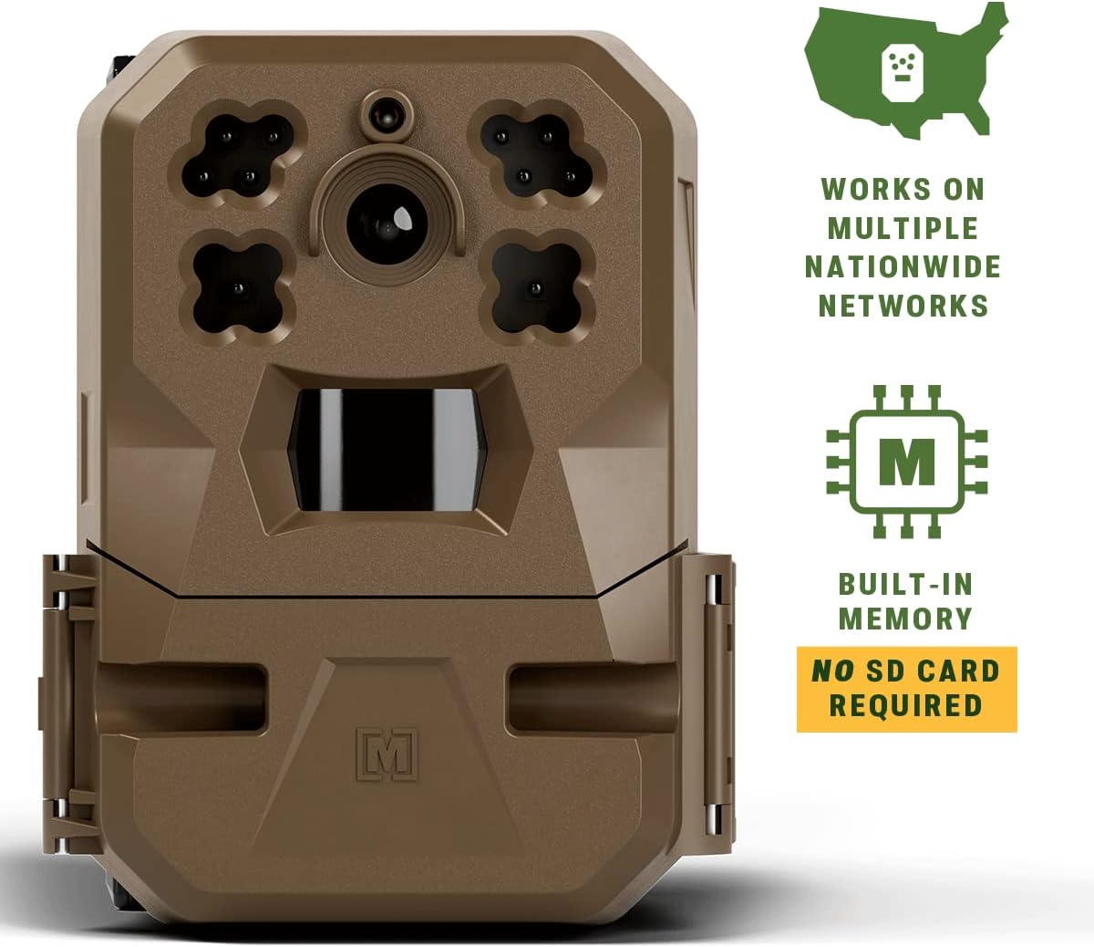 Moultrie Edge Cellular Trail Camera - Edge and Edge 2 - Nationwide 4G LTE - HD Video-Audio - Built in Memory - Cloud Storage