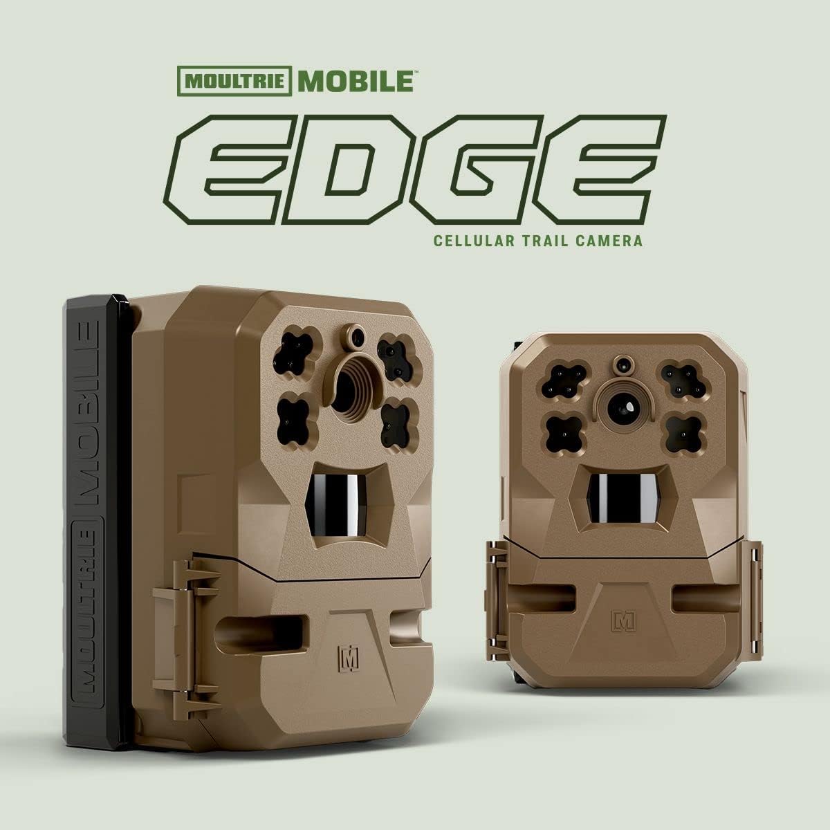 Moultrie Edge Cellular Trail Camera - Edge and Edge 2 - Nationwide 4G LTE - HD Video-Audio - Built in Memory - Cloud Storage