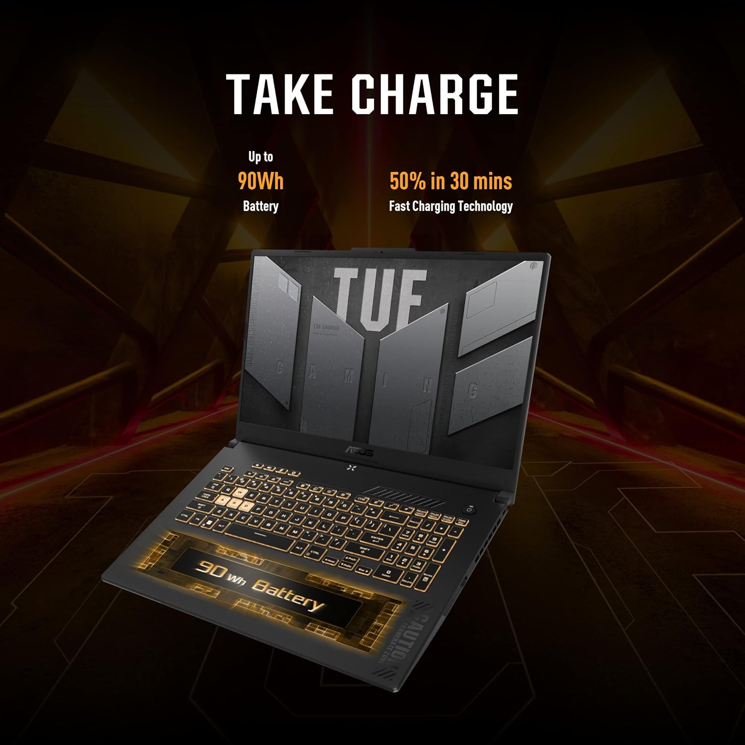 ASUS TUF Gaming F17 (2023) Gaming Laptop, 17.3” FHD 144Hz Display, GeForce RTX 3050, Intel Core i5-12500H, 16GB DDR4, 512GB PCIe SSD, Wi-Fi 6, Windows 11, FX707ZC-ES53,Mecha Gray