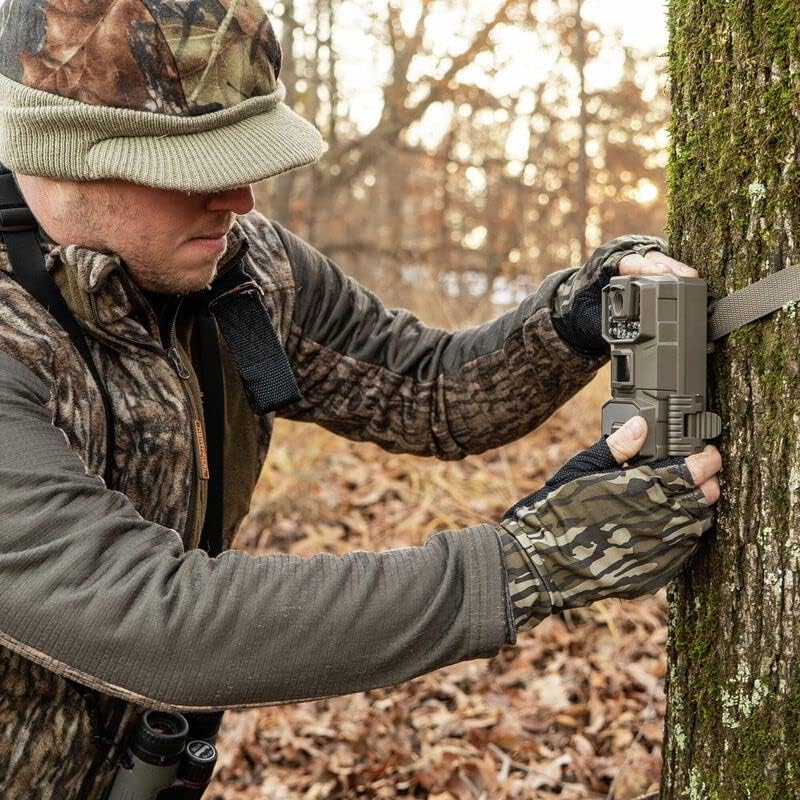 Bushnell Spot-On 2-Pack Low Glow 18MP Trail Camera Combo, 50 ft Low Glow IR Flash, 60 ft PIR Motion Range, Waterproof & Rugged