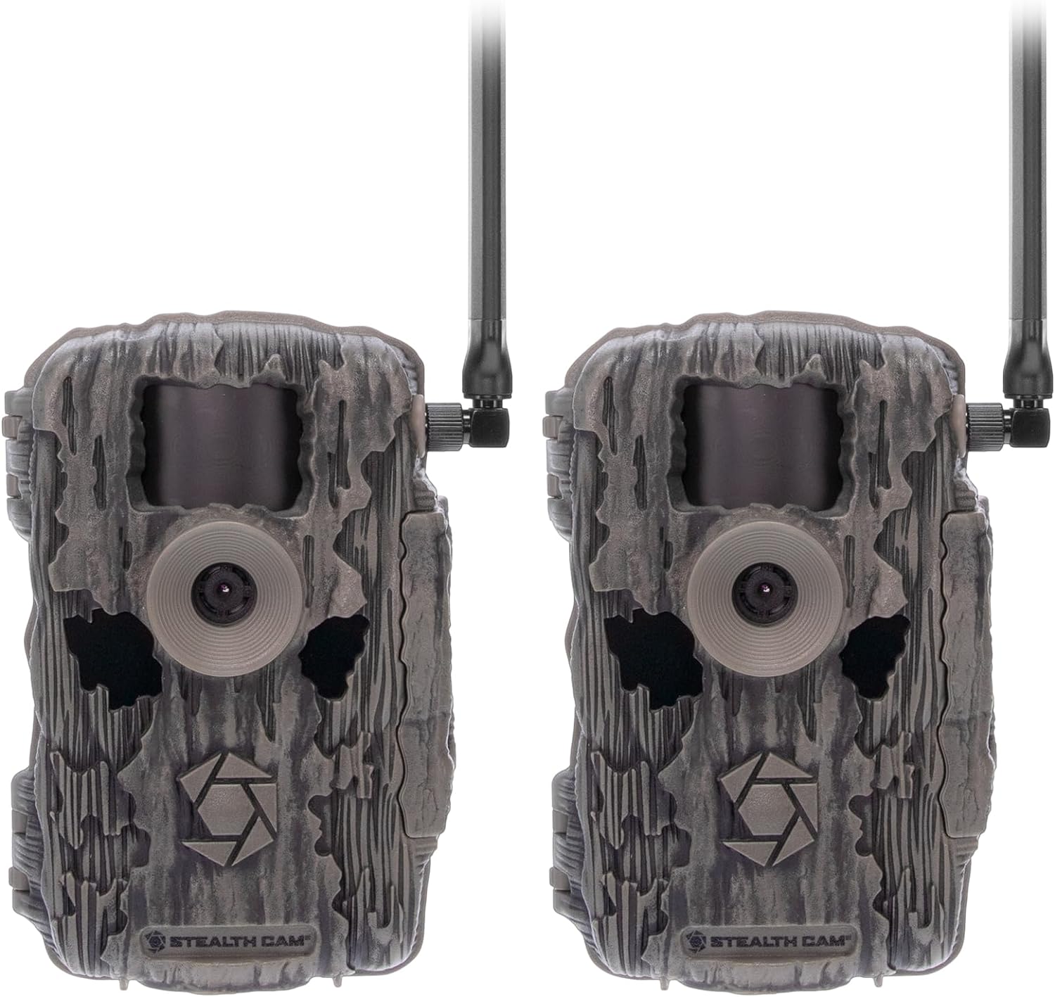 Stealth Cam Fusion MAX Dual Sim 36MP Photo & 1080P HD Video 0.35 Sec Trigger Speed App-Control Hunting Cellular Trail Camera - Available on AT&T & Verizon | 2 Pack