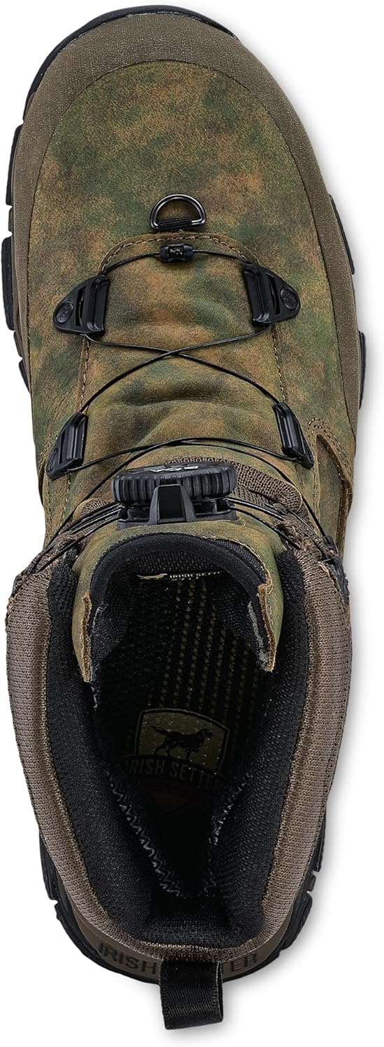 Irish Setter, Pinnacle, Men’s, 11", BOA, Waterproof, Hunting Boot, Earth Field Camo