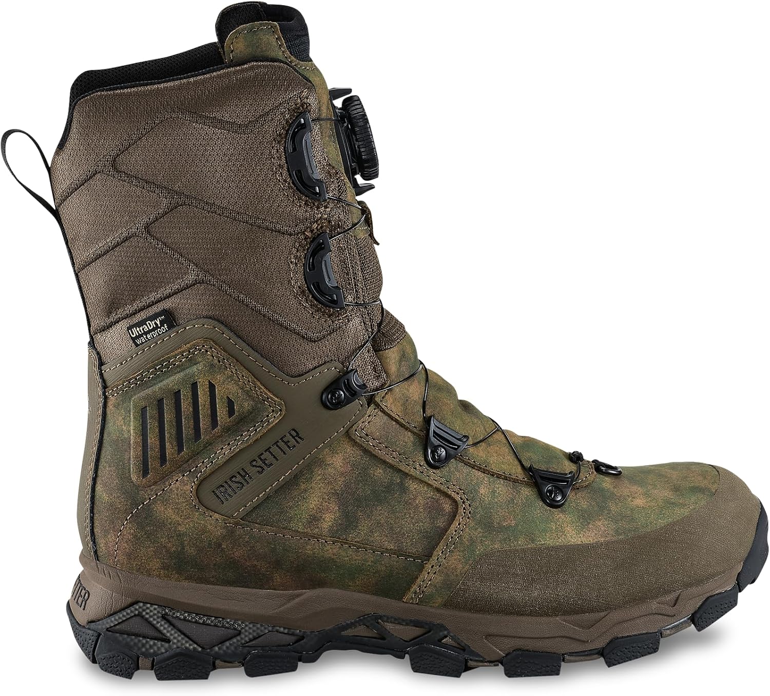 Irish Setter, Pinnacle, Men’s, 11", BOA, Waterproof, Hunting Boot, Earth Field Camo